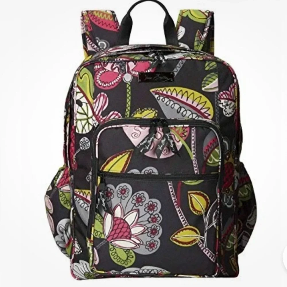 Vera Bradley Moon Blooms Large Campus Backpack Floral - Picture 1 of 7